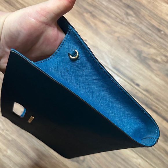 Michael Kors Tilda XL Teal Clutch - Picture 9 of 17